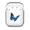 کاور ایرپاد طرح پروانه آبی ژله ای Airpod cover 1-2-3-pro-pro2