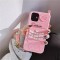 قاب Pink Phone باربی به همراه آویز Apple iphone 7-8-se2020-7p-8p-x-xs-xsmax-11-11pro-11promax-12-12pro-12promax