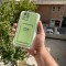 قاب ژله ای محافظ لنزدار به همراه جاکارتی سبز روشن Apple iphone 11pro