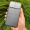 قاب چرمی محافظ لنزدار کشویی به همراه جاکارتی مگ سیف HDD(اورجینال) Apple iphone 12promax