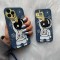 قاب فضانورد ماجراجو آبی به همراه بند آویز Apple iphone 7p-8p-12promax