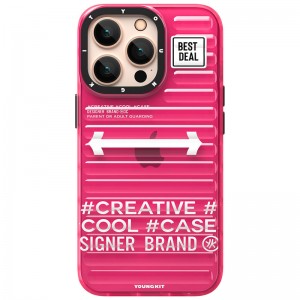 قاب YOUNGKIT یانگکیت Pink Suitcase Design Firefly Trending Series ا Apple iphone 12promax-13-13pro-13promax-14