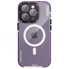 قاب YOUNGKIT یانگکیت Purple Basic LingLong MagSafe Series Apple iphone 12promax-13-13pro-13promax-14-14pro-14promax