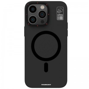 قاب YOUNGKIT یانگکیت Black Hermit Magsafe Series Apple iphone 12promax-13-13pro-13promax-14-14pro-14promax