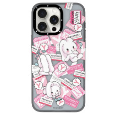 قاب YOUNGKIT یانگکیت Gray Time Bunny Magsafe Series Apple iphone 13-13pro-13promax-14-14pro-14promax-15-15pro-15promax