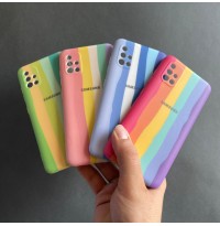 قاب سیلیکونی رنگین کمانی Rainbow l samsung Note20ultra
