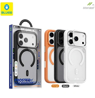 قاب Blueo بلو استند شونده با مگ سیف Frosted Heat Dissipation Anti-Slip STAND Magnetic Case Iphone