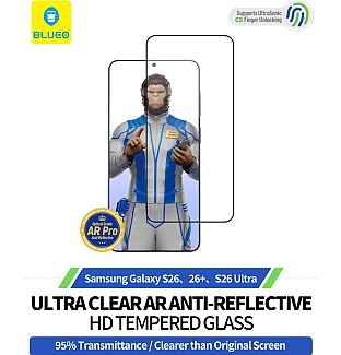 گلس ، محافظ صفحه بلو ضد انعکاس نور Blueo Anti-Reflective AR Glass Samsung