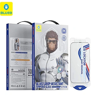 گلس ، محافظ صفحه بلو Blueo Drop-Resistant Tempered Eye Friendly Glass With Applicator Iphone