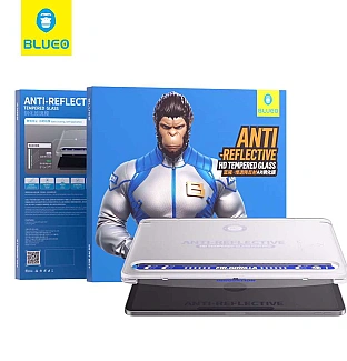 گلس ، محافظ صفحه آیپد بلو ضد انعکاس نور با اپلیکاتور Blueo AR Anti-Reflective HD Tempered With Applicator Glass Ipad