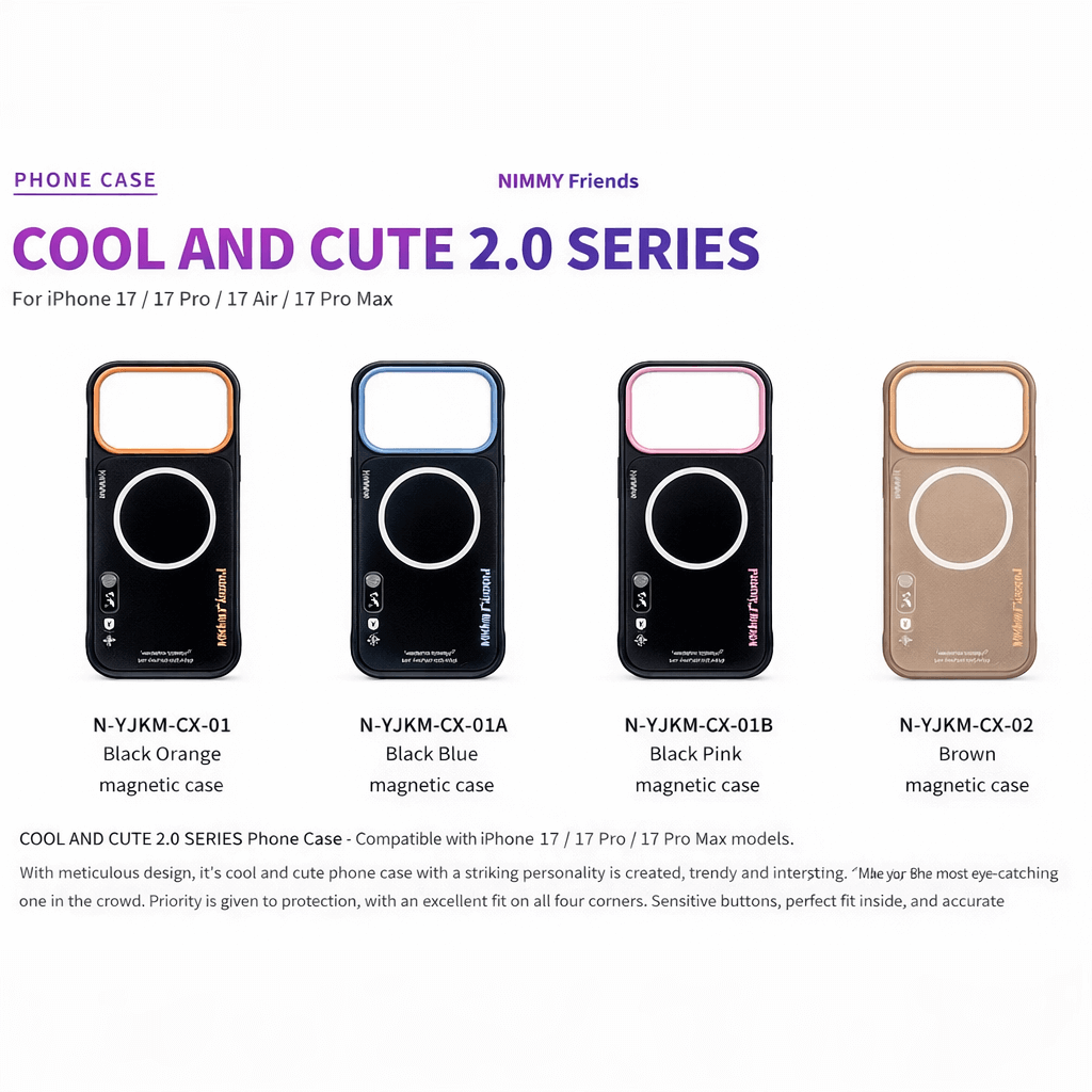 قاب نیمی Nimmy Cool & Cute Case Magnetic Series 2 سری 17