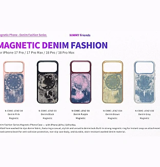 قاب نیمی Nimmy Magnetic Denim Fashion Series آیفون سری 17