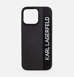 قاب کارل لاگرفلد چرمی نگینی Karl Lagerfeld Leather Negini