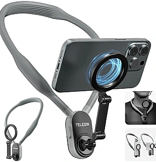 هولدر موبایل گردنی تلسین Telesin Magnetic Neck Mount For Smartphone