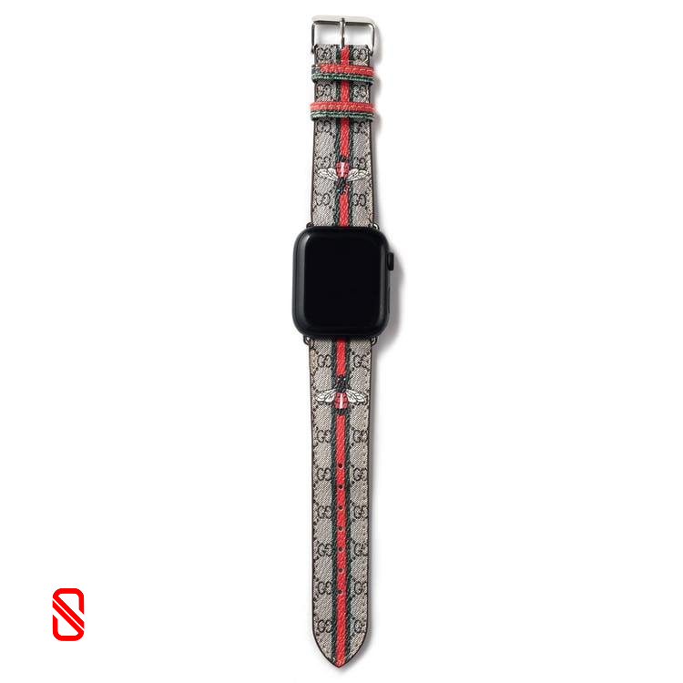 بند اپل واچ چرم گوچی Gucci زنبور