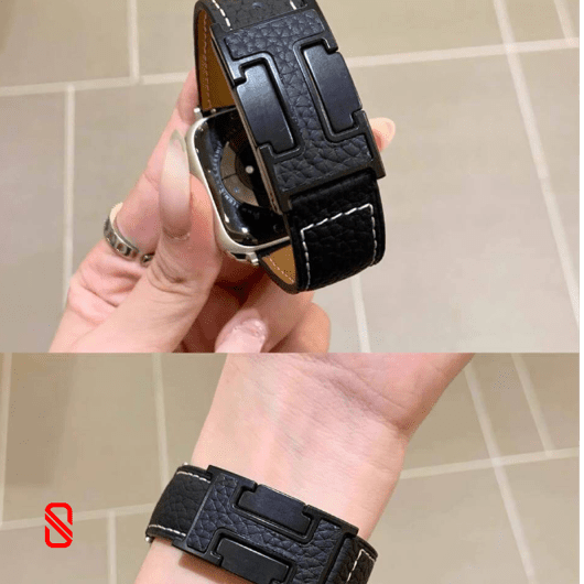 بند اپل واچ چرم قفل هرمس Hermes