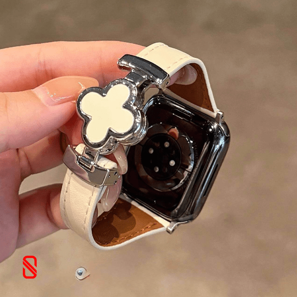 بند اپل واچ چرم قفل Van Cleef ون کلیف