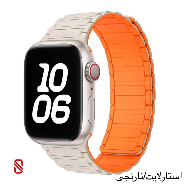 بند اپل واچ سیلیکون Silicone مگنتی آرمانی