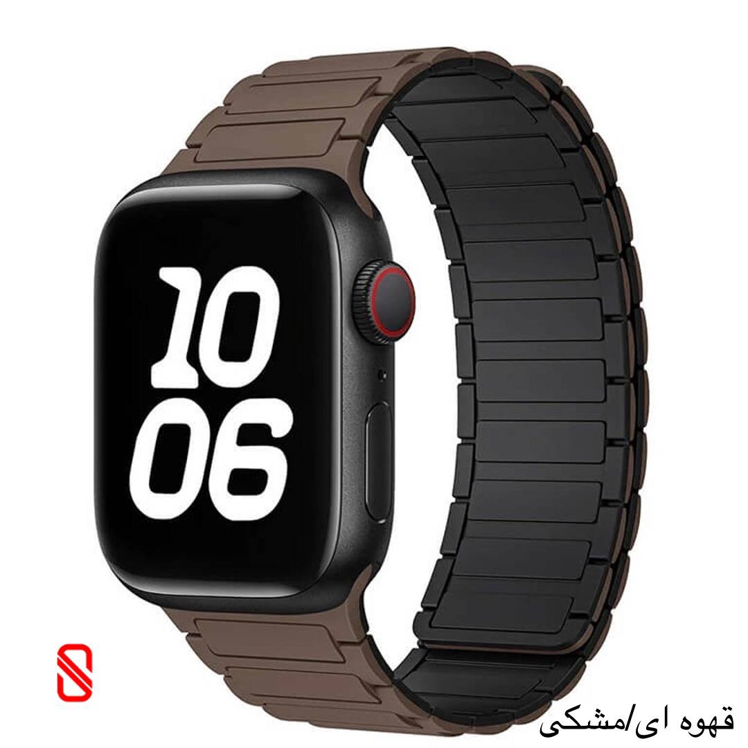 بند اپل واچ سیلیکون Silicone مگنتی آرمانی