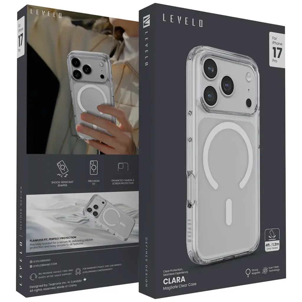 قاب Levelo Clara Magsafe Case سری 17