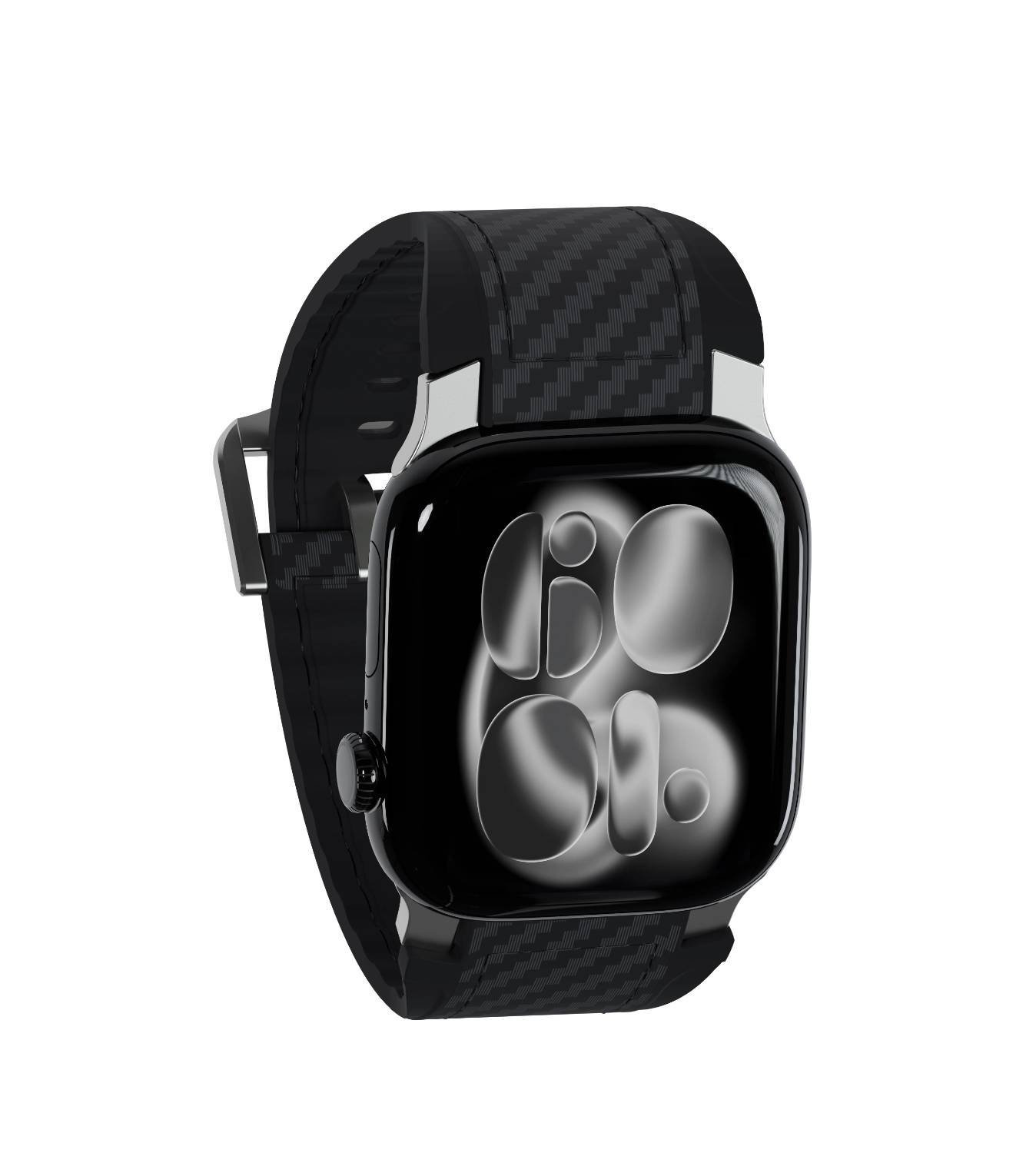 بند اپل واچ Levelo Toray silicone & Leather Strap