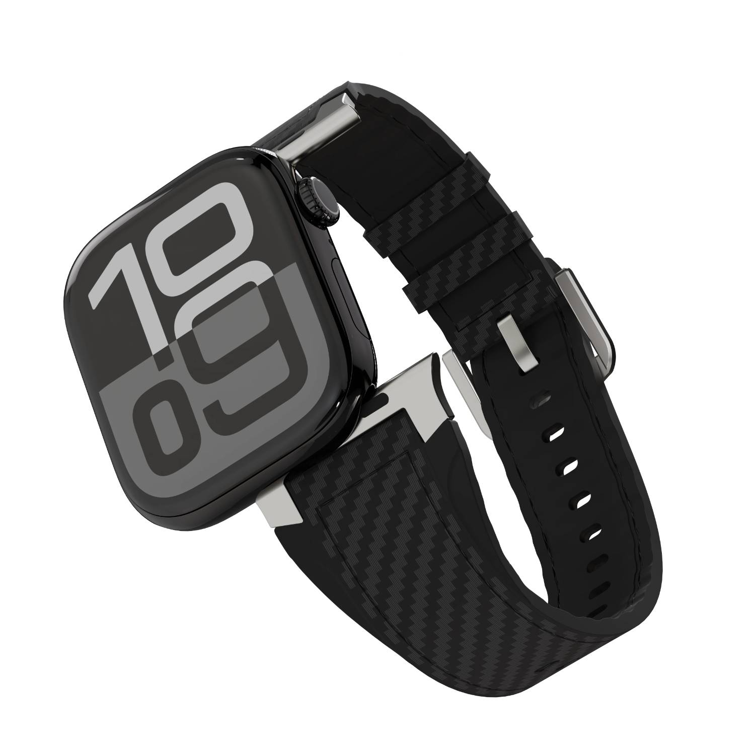 بند اپل واچ Levelo Toray silicone & Leather Strap