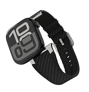 بند اپل واچ Levelo Toray silicone & Leather Strap