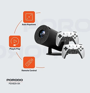 پروژکتور پرودو Porodo Gaming Projector With Controllers PDX639