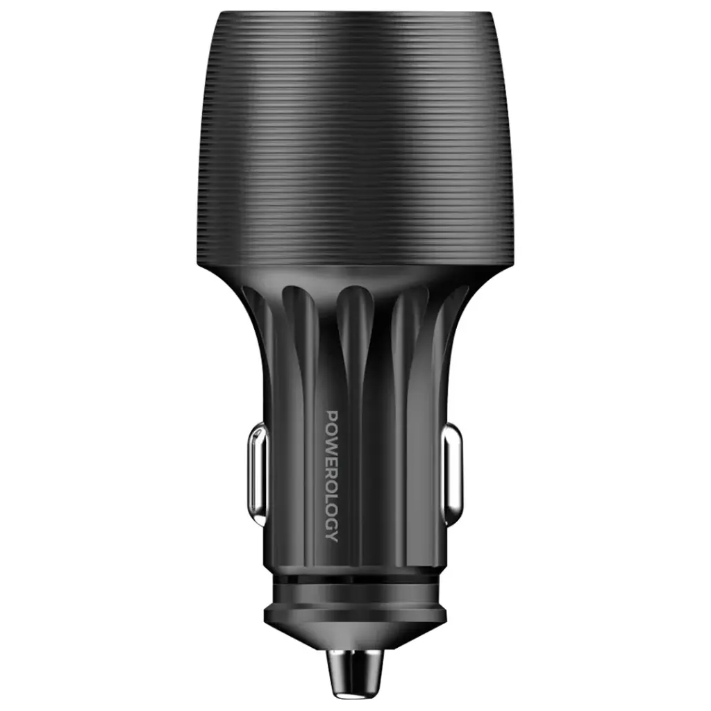 شارژر فندکی پاورولوژی Powerology Velox 66W Dual-Port Car Charger
