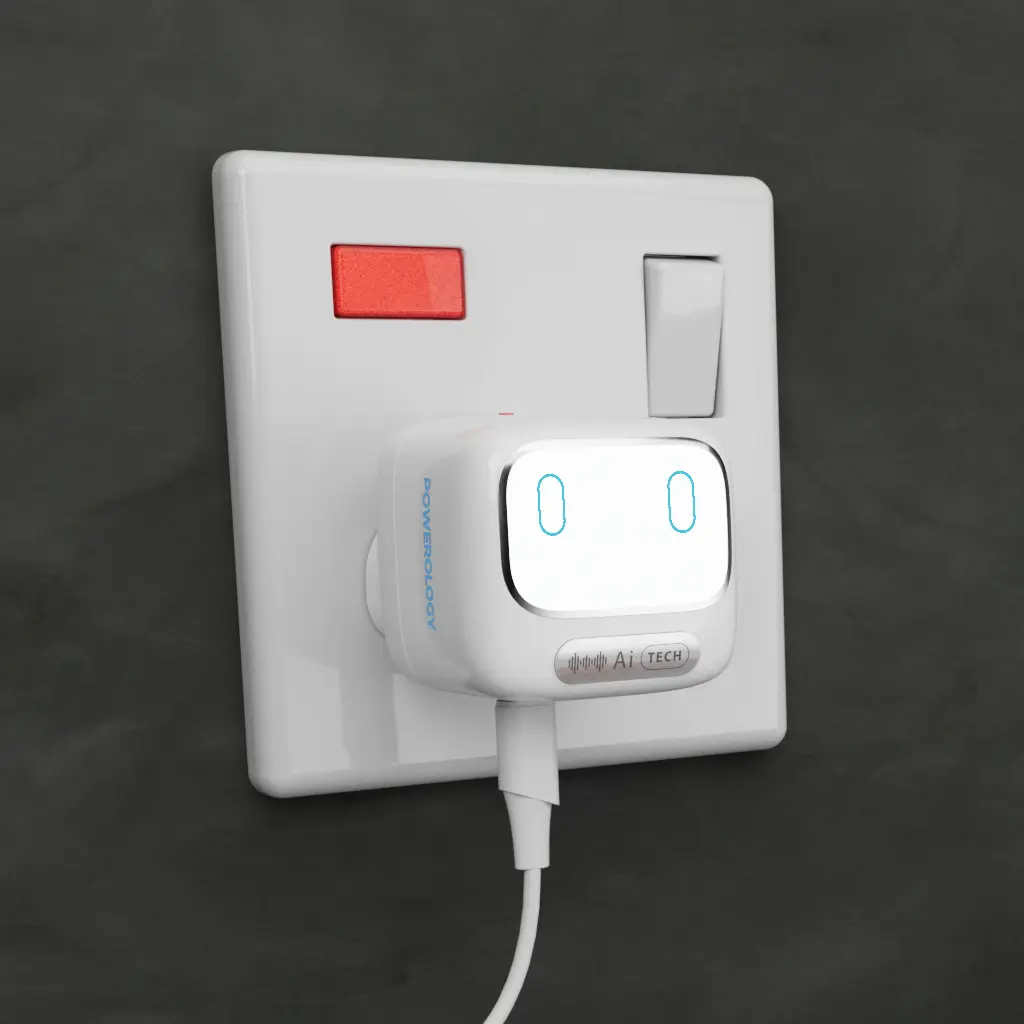 آداپتور ، شارژر پاورولوژی Powerology Lumix Gan AI Power Charger