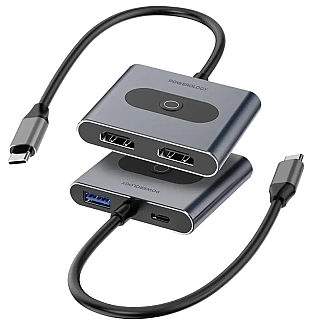 هاب تایپ سی 4 در 1 پاورولوژی Powerology 4-in-1 USB-C Multi-Function HUB