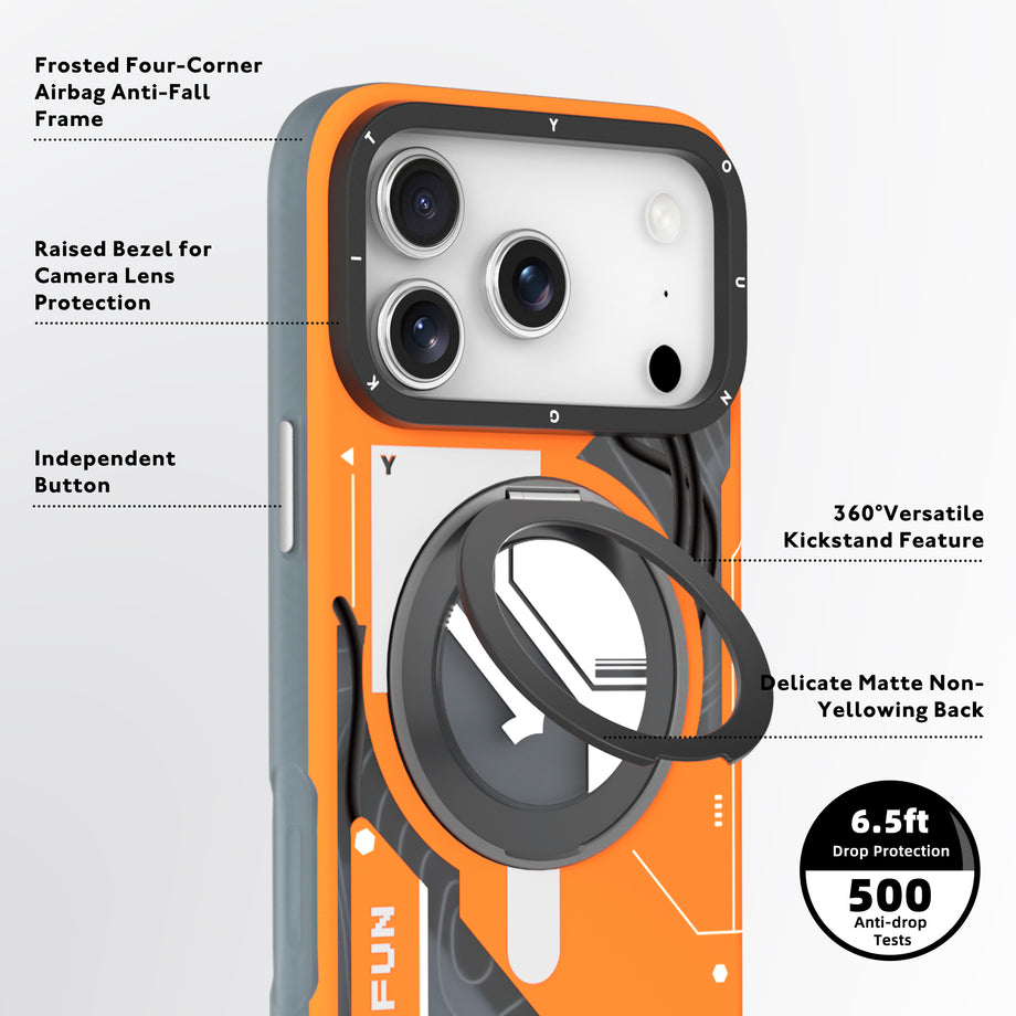 قاب Youngkit یانگ کیت Cyberpunk 360 Magsafe Stand آیفون