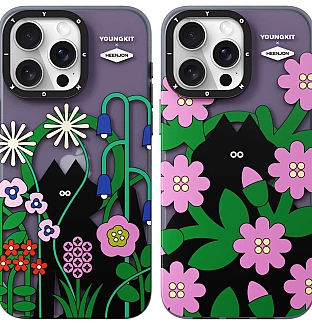 قاب یانگ کیت Youngkit Heenjon Cat Flower Magsafe Iphone