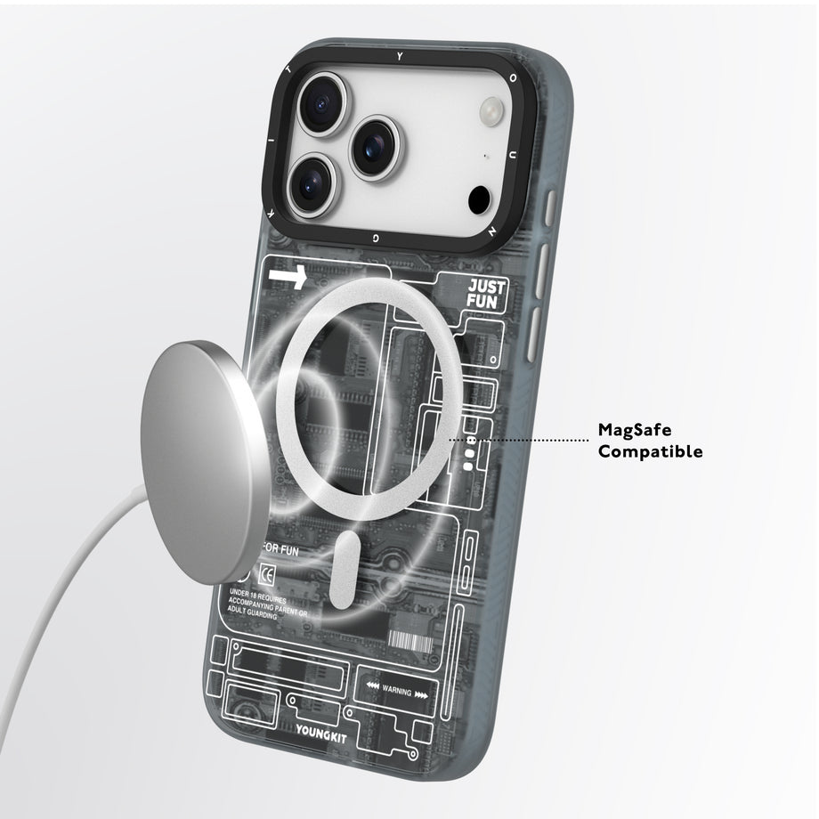 قاب یانگ کیت Youngkit Technology Futuristic Circuit Upgraded Anti-Drop Impact Series Iphone