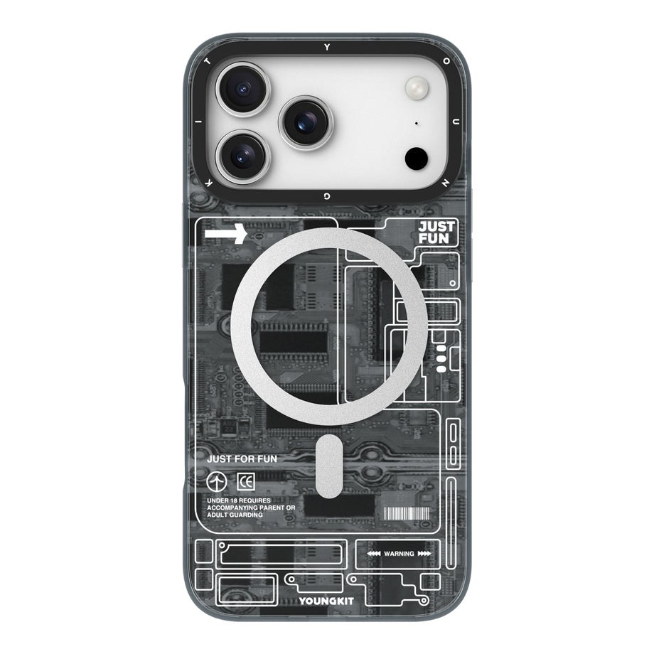 قاب یانگ کیت Youngkit Technology Futuristic Circuit Upgraded Anti-Drop Impact Series Iphone