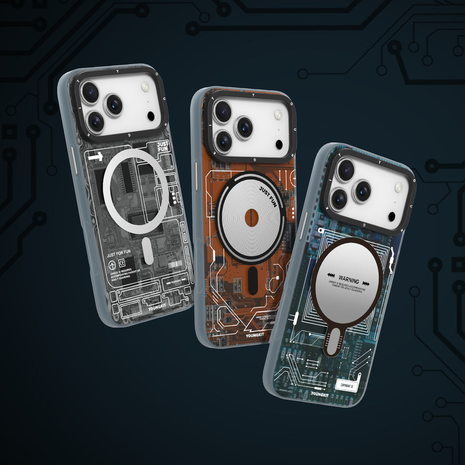 قاب یانگ کیت Youngkit Technology Futuristic Circuit Upgraded Anti-Drop Impact Series Iphone