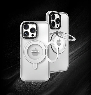 قاب یانگ کیت Youngkit Crystal Rotation Ring Stand Case 360 Magsafe Iphone