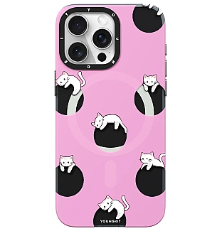 قاب یانگ کیت Youngkit White Cat Adventure Magsafe Iphone