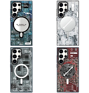 قاب یانگ کیت Youngkit Magsafe Technology Futuristic Circuit Upgraded Anti-Drop Impact Series سامسونگ Samsung