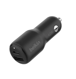 شارژر فندکی بلکین Belkin Boost Charge Dual Car Charger 42W